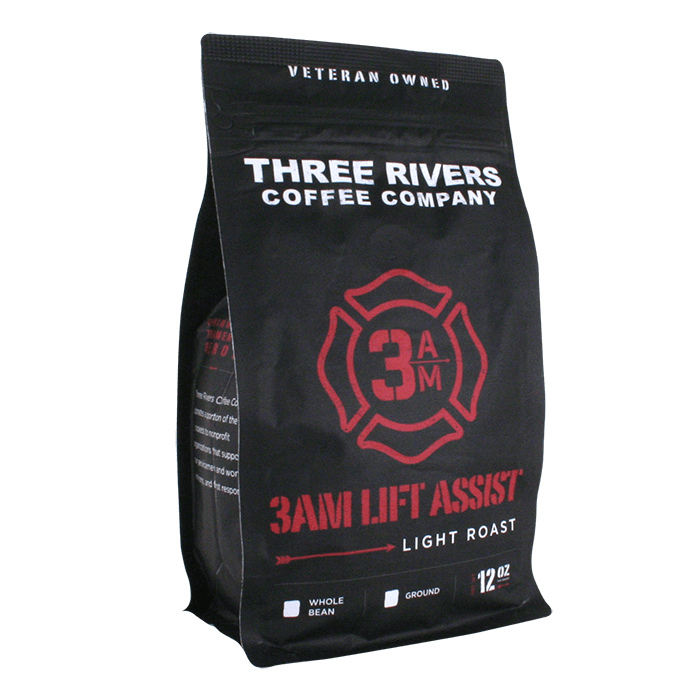 TRCC 3AM Lift Assist Light Roast Coffee 12 OZ Bag