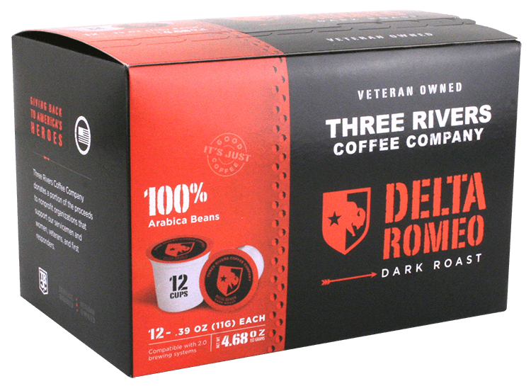 TRCC Delta Romeo Coffee Pods 12PK Front