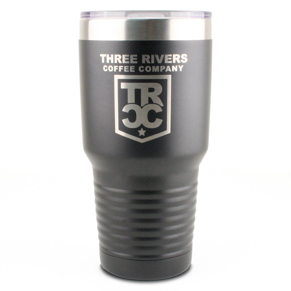 TRCC YETI 18oz RAMBLER BOTTLE WITH CHUG CAP - Three Rivers Coffee Company